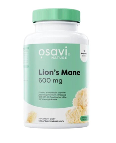 LION´S MANE UUTE / 600 mg / 60 kaps.
