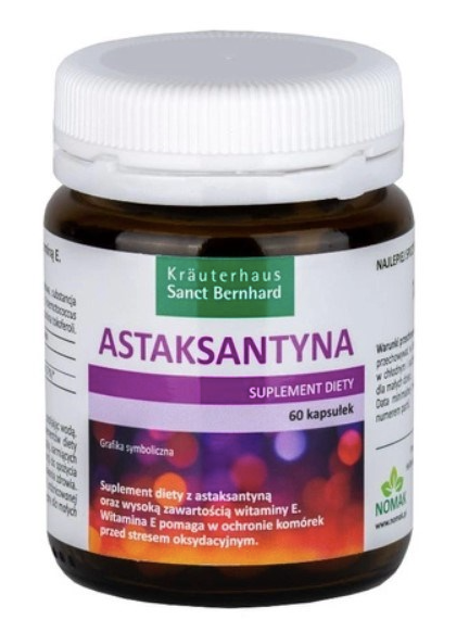 ASTAKSANTIINI + E-VITAMIINI / LEVÄSTÄ / 8 mg / 60 kpl