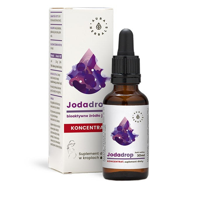 AURA HERBALS Jodadrop, bioactive source of iodine, concentrate (30 ml / 1 fl. oz.)