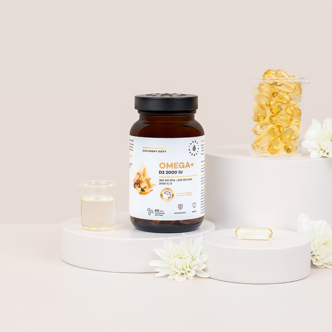 OMEGA + D3 / 2000 IU / 60 pehmokapselia