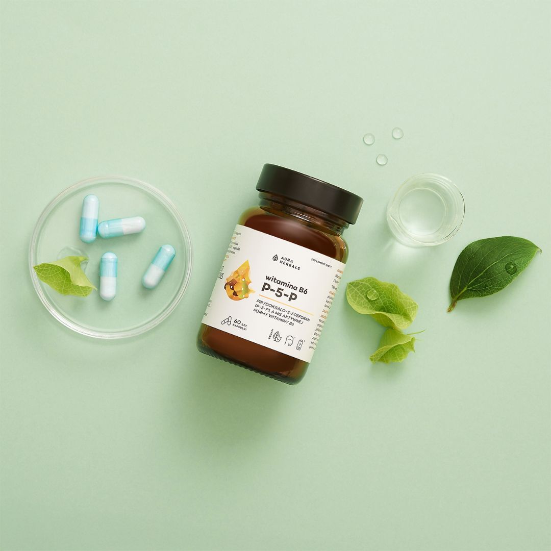 B6-VITAMIINI P-5-P / 6 mg / 60 kaps.