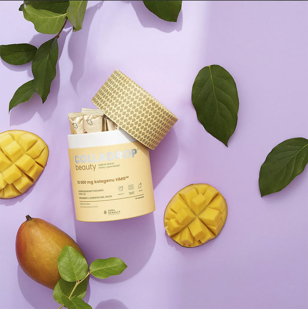 COLLADROP® KALAKOLLAGEENI 10000 mg, MANGO / 30 ANNOSPUSSIA