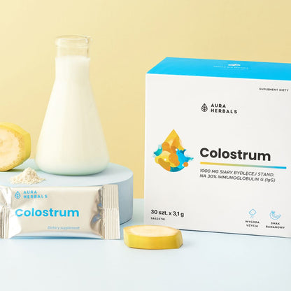 COLOSTRUM / NAUDAN TERNIMAITO / BANAANI / 1000 mg / 30 pussia