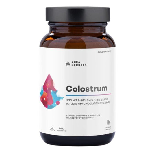 COLOSTRUM / NAUDAN TERNIMAITOJAUHE / VADELMA / 500 mg / 66 g