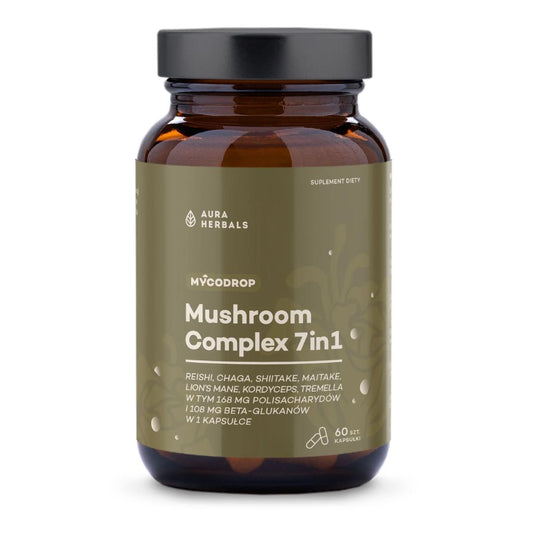 MYCODROP / MUSHROOM COMPLEX / SIENIYHDISTE / 7 IN 1 / 60 kaps.