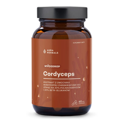 MYCODROP / CORDYCEPS -UUTE / 500 mg / 60 kaps.