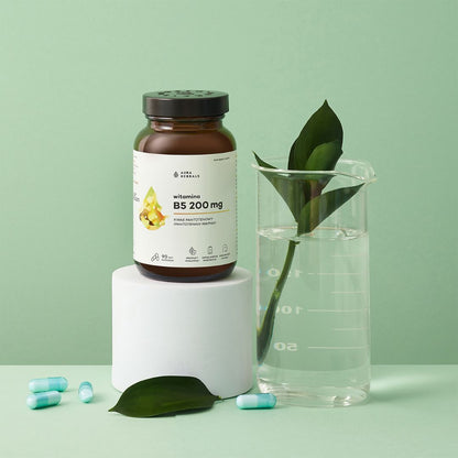 PANTOTEENIHAPPO / B5-VITAMIINI / 200 mg / 90 kaps.