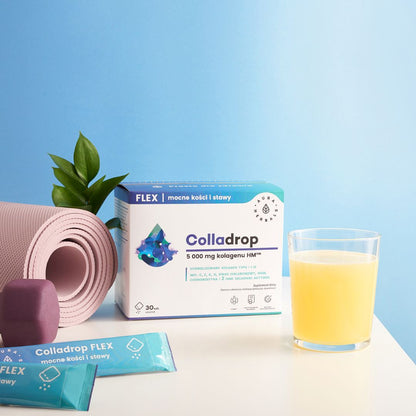 COLLADROP FLEX / HYDROLYSOITU KALAKOLLAGEENI / 5000 mg / 30 pussia