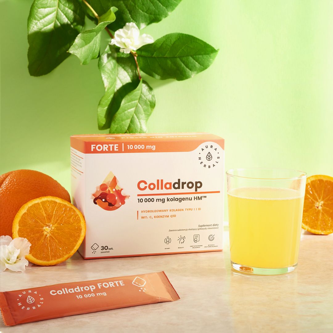 COLLADROP FORTE / HYDROLYSOITU KALAKOLLAGEENI / 10000 mg / 30 pussia