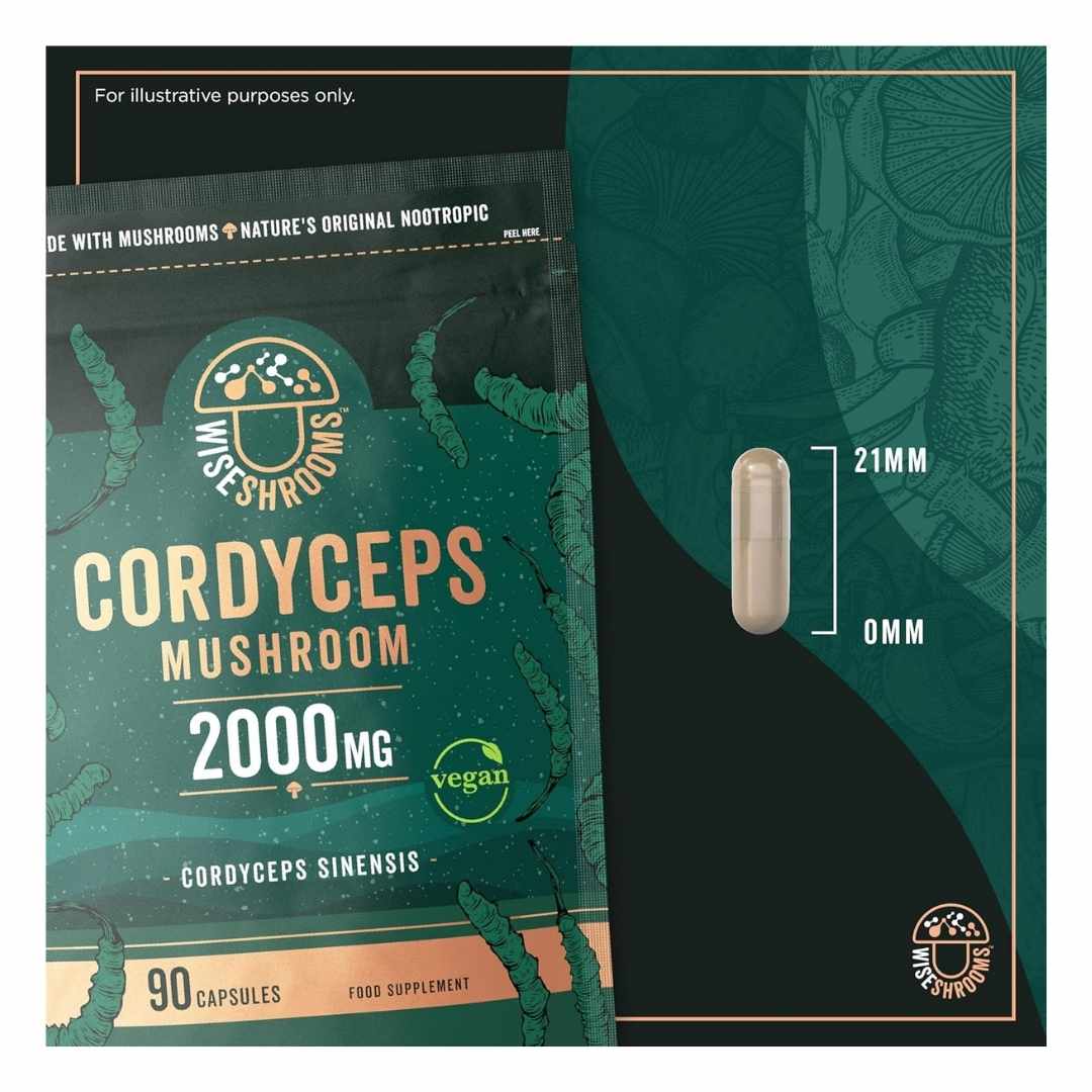CORDYCEPS-UUTE / 2000 mg / 90 kaps.