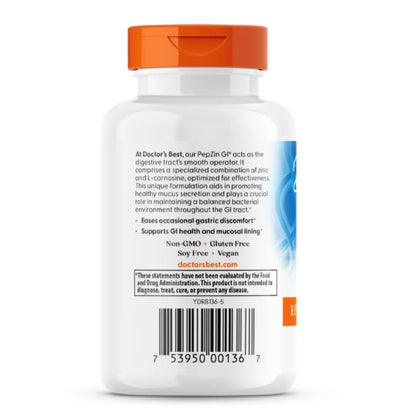 Pepzin GI / SINKKI + L-KARNOSIINI / 120 vkaps.