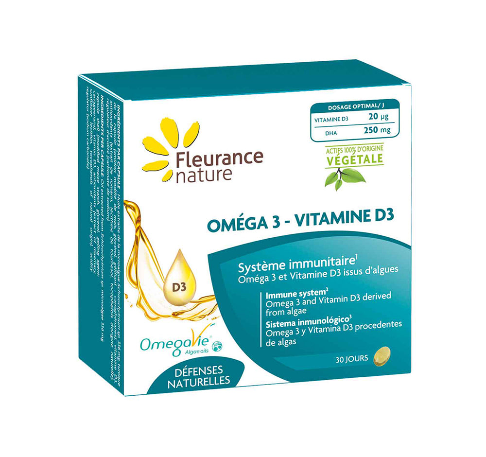 OMEGA 3 + D3 VITAMIIN / TAIMEPÕHINE / 30 tk