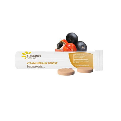 VITAMINERALS BOOST - ORGANIC WITH GUARANA EXTRACT 15 effervescent tablets