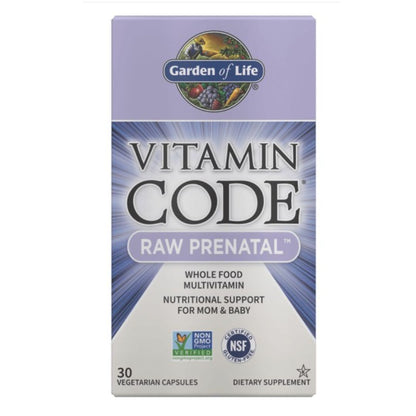 RAW PRENATAL / LUONNOLLINEN VALMISTE NAISILLE / 30 vkaps.