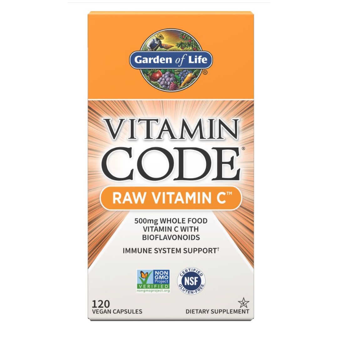 RAW VITAMIN C / LUONNOLLINEN C-VITAMIINI / 500 mg / 120 vkaps.