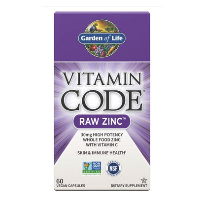 RAW ZINC / RAAKARAVINTOPOHJAINEN SINKKI + C / 30 mg / 60 vkaps.