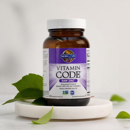 RAW ZINC / RAAKARAVINTOPOHJAINEN SINKKI + C / 30 mg / 60 vkaps.