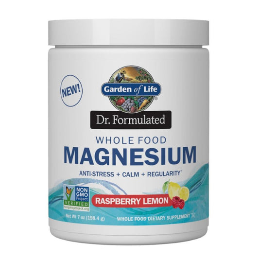 WHOLE FOOD / LUONNOLLINEN MAGNESIUMJAUHE / SITRUUNA + VADELMA / 198 g