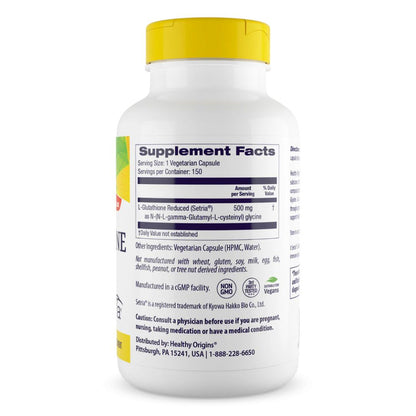 L-GLUTATIONI / PELKISTETTY / 500 mg / 150 vkaps.