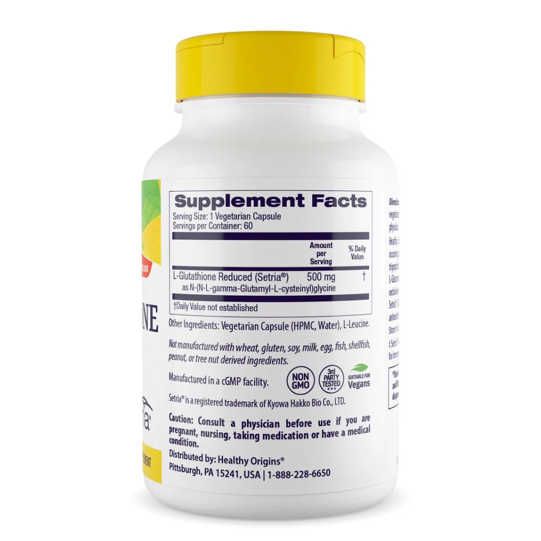 L-GLUTATIONI / PELKISTETTY / 500 mg / 60 vkaps.