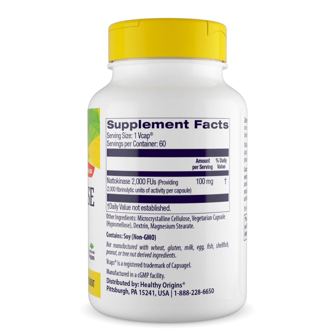 LUONNOLLINEN NATTOKINAASI / 100 mg / 60 vkaps.