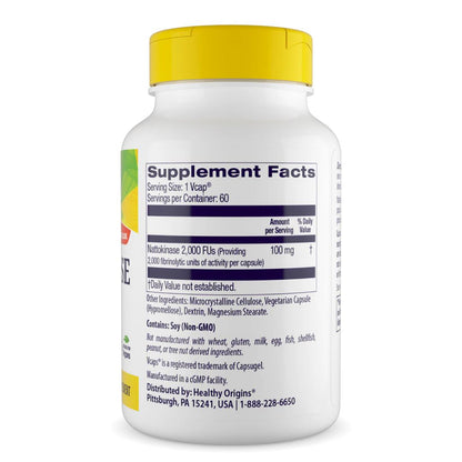 LUONNOLLINEN NATTOKINAASI / 100 mg / 60 vkaps.