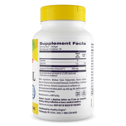 LUONNOLLINEN UBIKINOLI / KANEKA / 300 mg / 30 kaps.