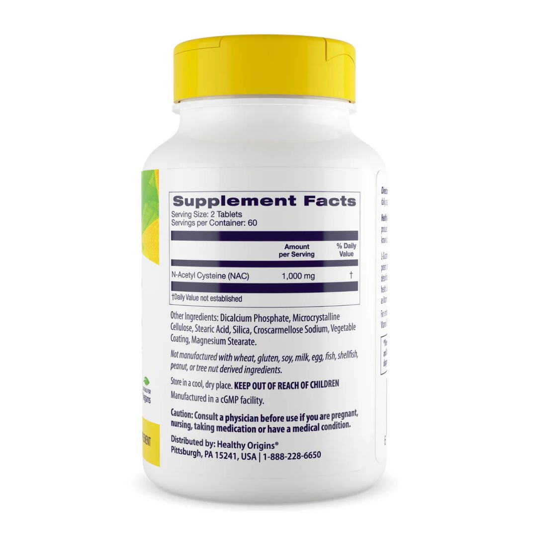 NAC / N-ASETYYLI-L-KYSTEIINI / 500 mg / 120 kaps.