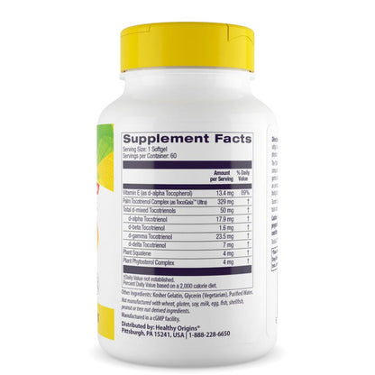 TOCOMIN SUPRABIO / TOKOTRIENOLIT / 50 mg / 60 pehmokapselia