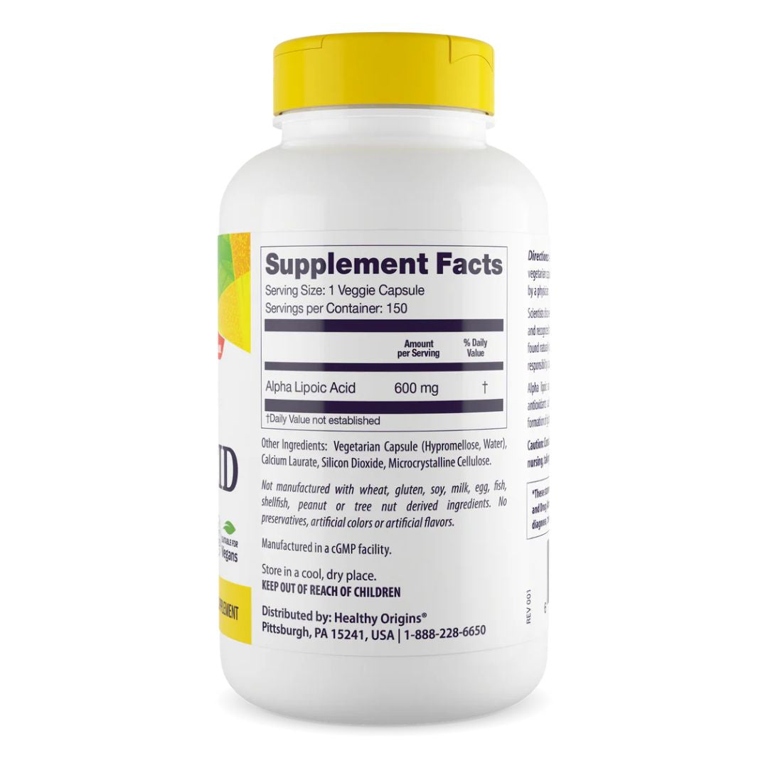 ALFALIPOIINIHAPPO / 600 mg / 150 kpl