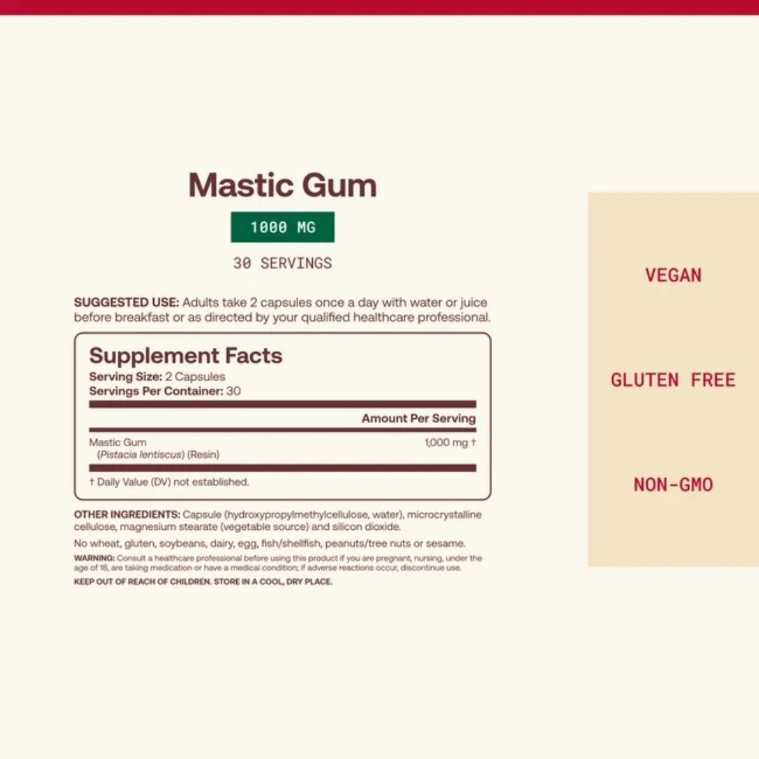MASTIC GUM / 500 mg / SUOLISTOLLE / 60 vkaps.