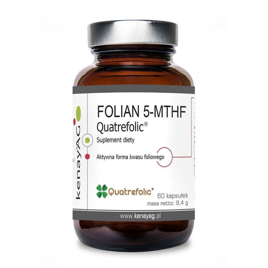 FOLAATTI 5-MTHF / AKTIIVINEN FOOLIHAPPO / Quatrefolic / 60 kaps.