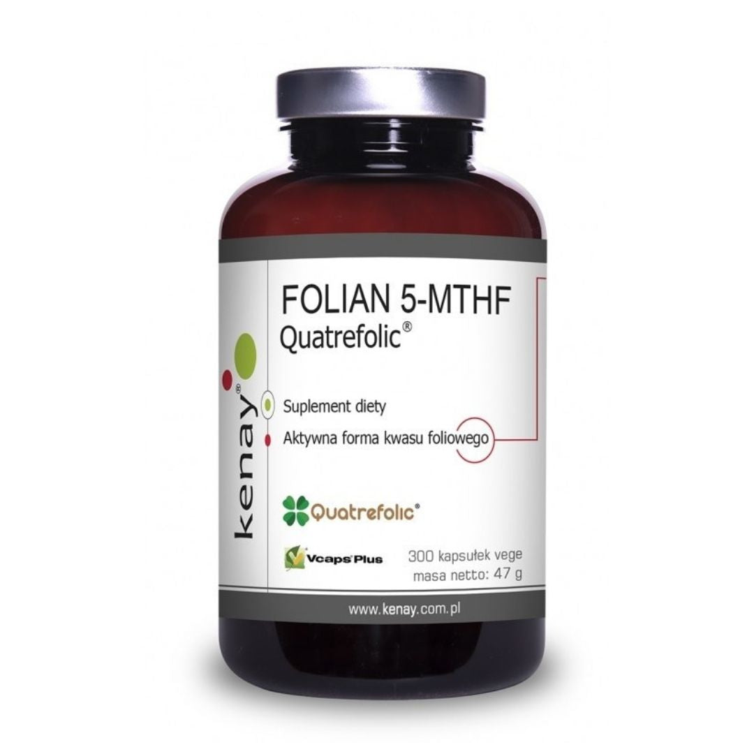 FOLAATTI 5-MTHF / ACTIVE FOLIC ACID / Quatrefolic / 300 caps.