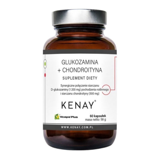 GLUKOSAMIINI + KONDROITIINI / 2KCl / 1200 mg / 60 kaps.