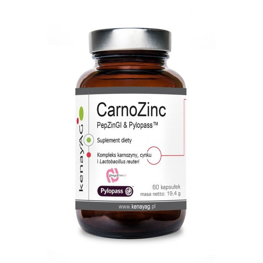 CARNOSINE + ZINC + LACTOBACILLUS REUTERI / Pylopass / 60 caps.