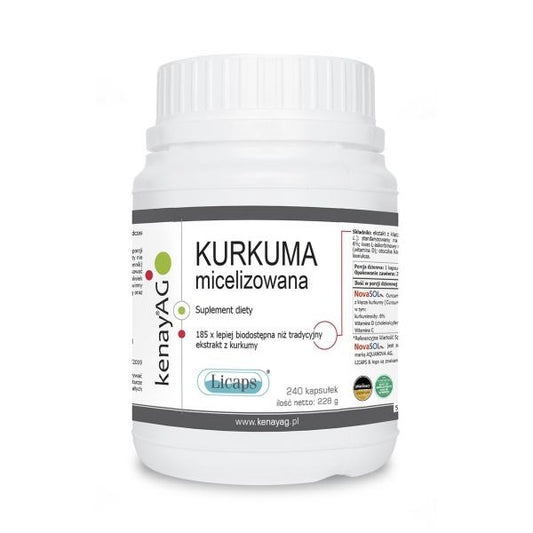 MISELLISOITU KURKUMIINI / Licaps / 240 kaps.
