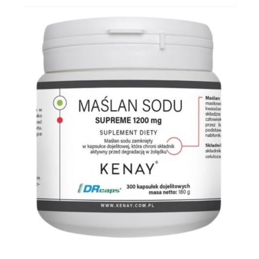 NATRIUMBUTYRAATTI / SUPREME / 1200 mg / 300 kaps.