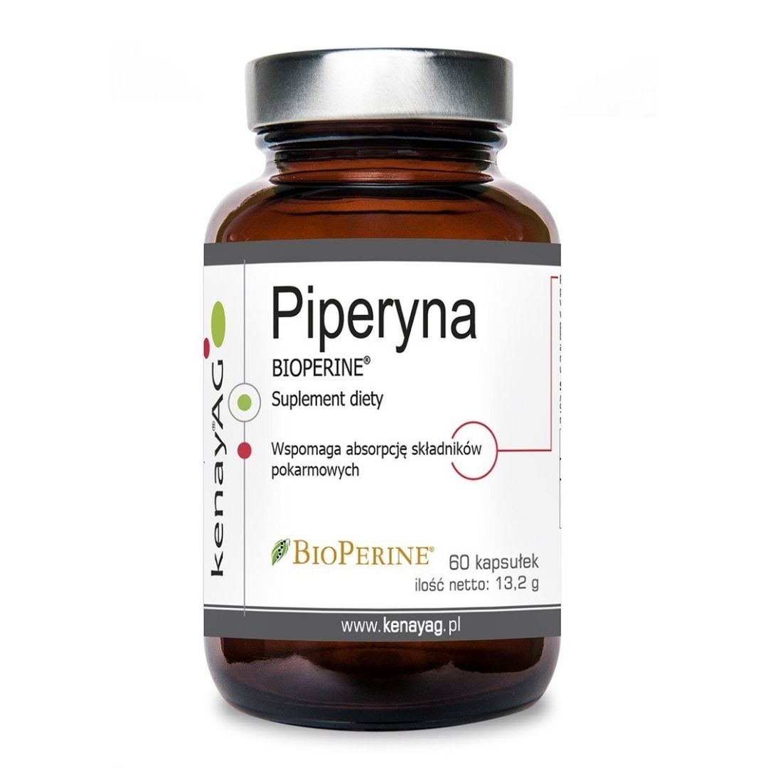 PIPERIINI / BIOPERINE / MUSTAPIPPURIUUTE / 60 kaps.