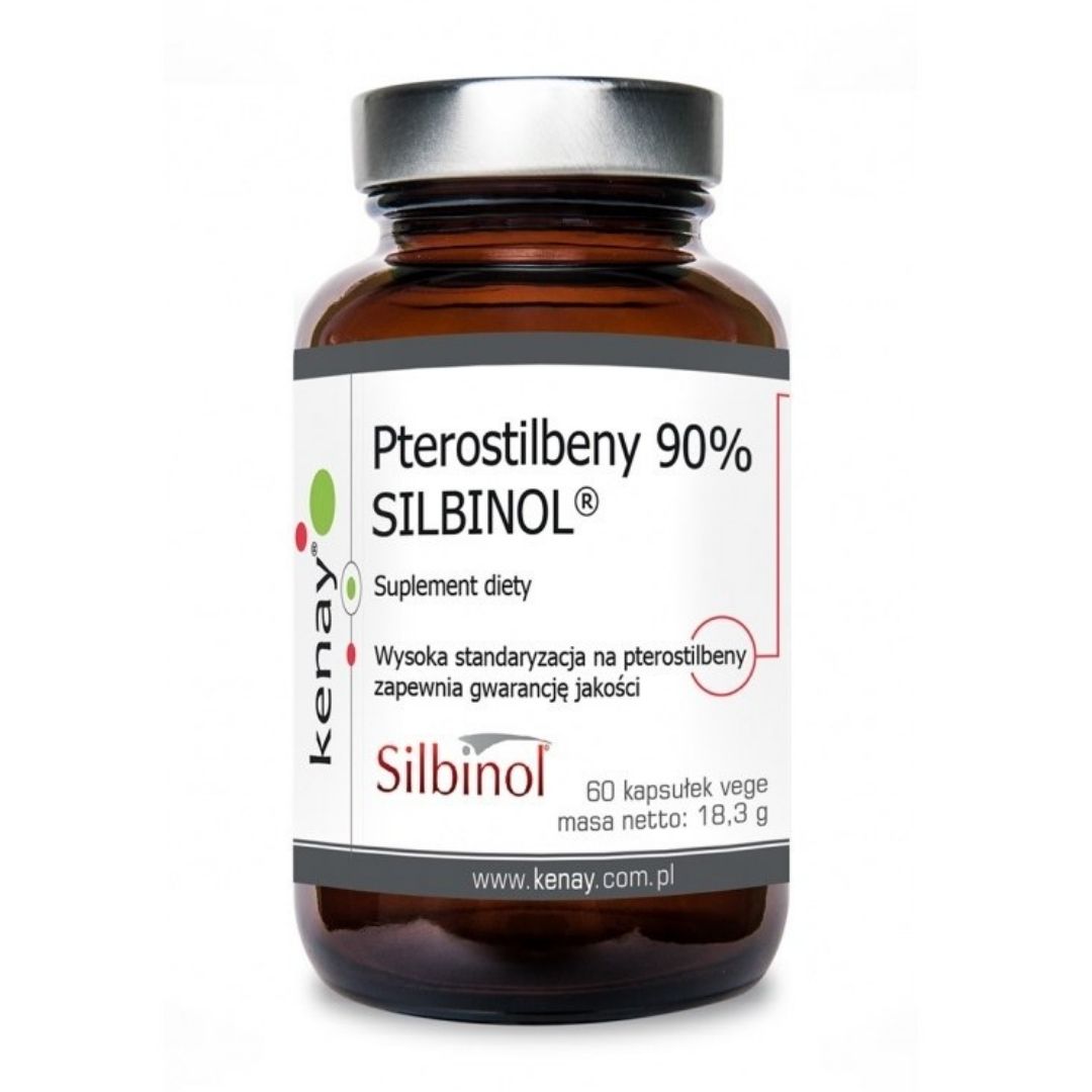 PTEROSTILBEENI / 90% SILBINOL / 60 kaps.