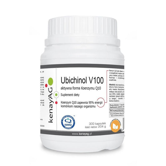 COENZYME Q10 / V100 ACTIVE / UBIQUINOL / 100 mg / 300 caps.