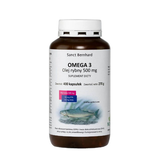 OMEGA-3 KALAÖLJYKAPSELIT / 500 mg / 400 kaps.