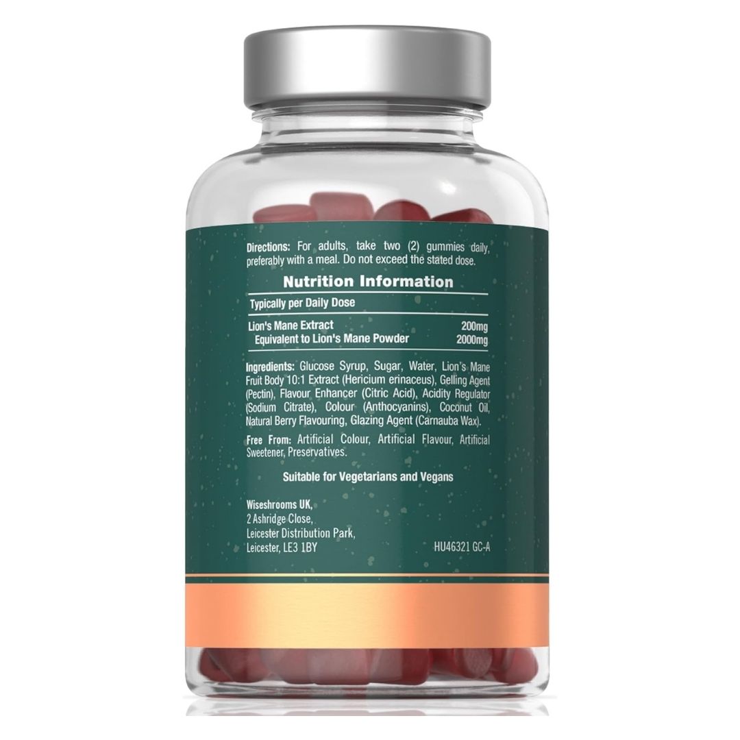LION´S MANE GUMMIES / 2000 mg / MARJAN MAKU / 60 kpl