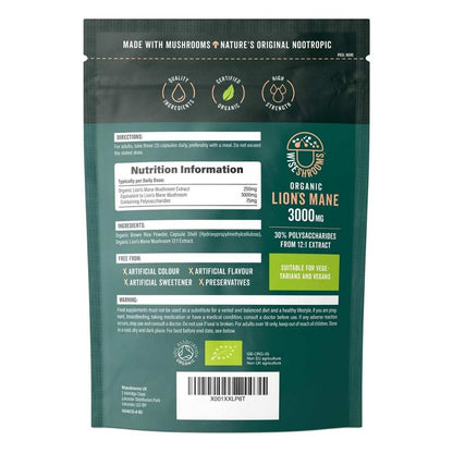 LUOMU LION´S MANE -UUTE / 3000 mg / 90 kaps.