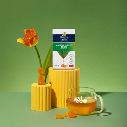 MANUKAHUNAJA MAKEISET MGO™ 400+ / INKIVÄÄRI+SITRUUNA / 15 IMESKELYTABLETTIA 65g