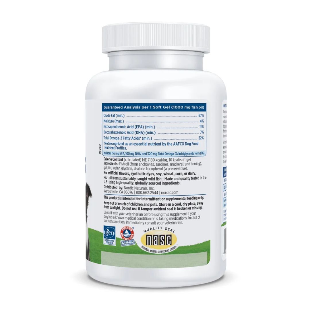 OMEGA-3 / LEMMIKEILLE / 180 pehmokapselia