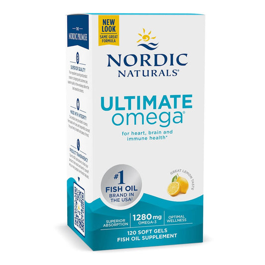 ULTIMATE OMEGA-3 / 1280 mg / SITRUUNA / 120 pehmokapselia