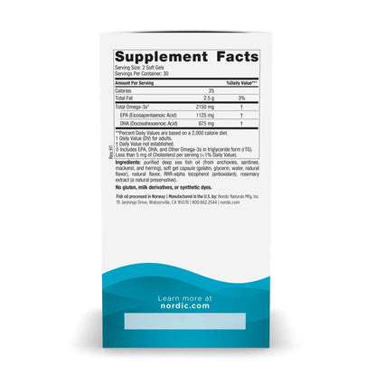 ULTIMATE OMEGA 2X / 2150 mg / SITRUUNA / 60 pehmokapselia