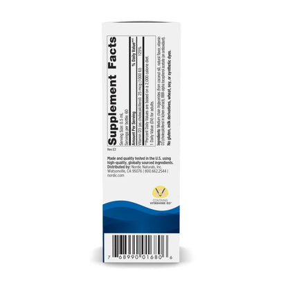 D3-vitamin / vegan / äppelsmak / 1000 IU / 30 ml