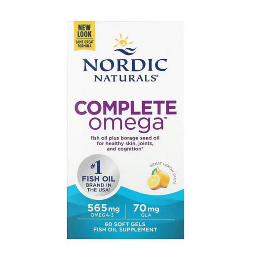 NORDIC NATURALS Complete Omega, 565 mg Lemon (60 sgels)