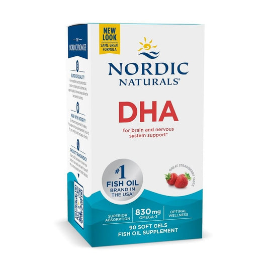 DHA / 830 mg / JORDGUBBE / 90 tuggtabletter